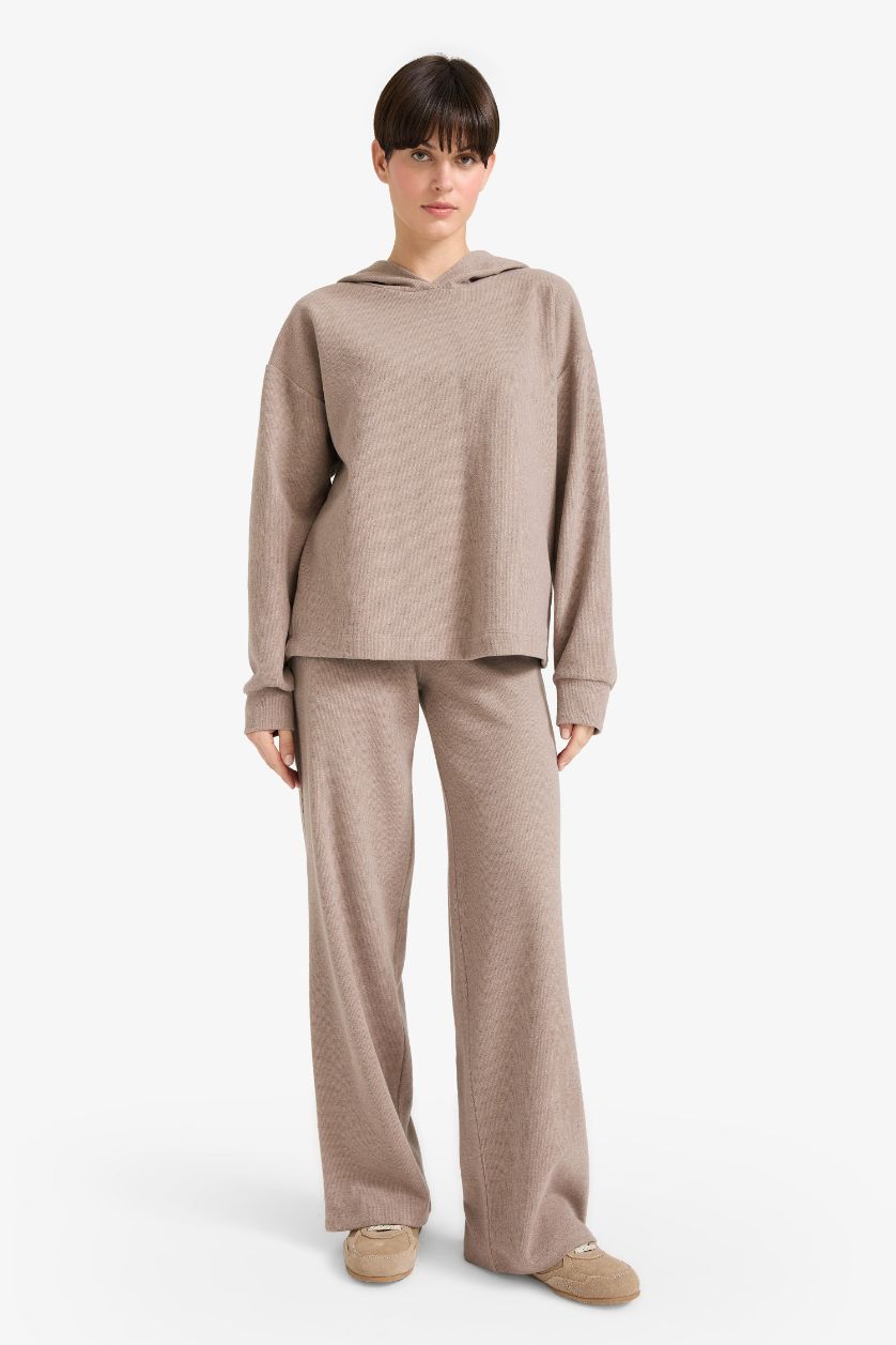 Әйелдерге Сұр тік пішім Шалбар