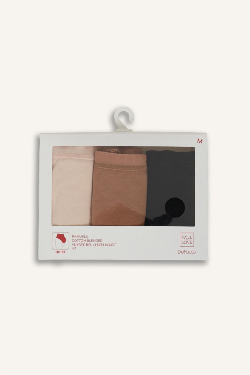 حريمي بني فاتح كلوت سليب - 3 قطع