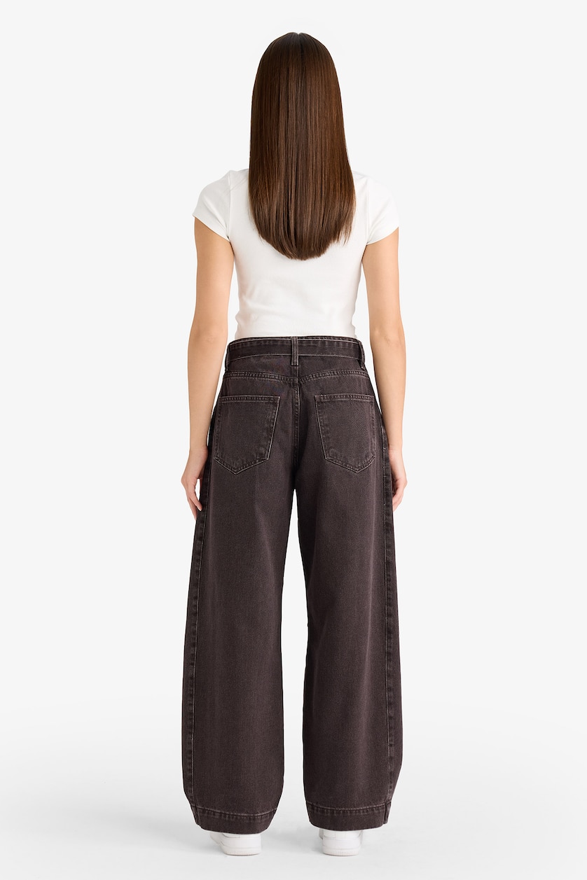 Women Brown High Waist Trousers