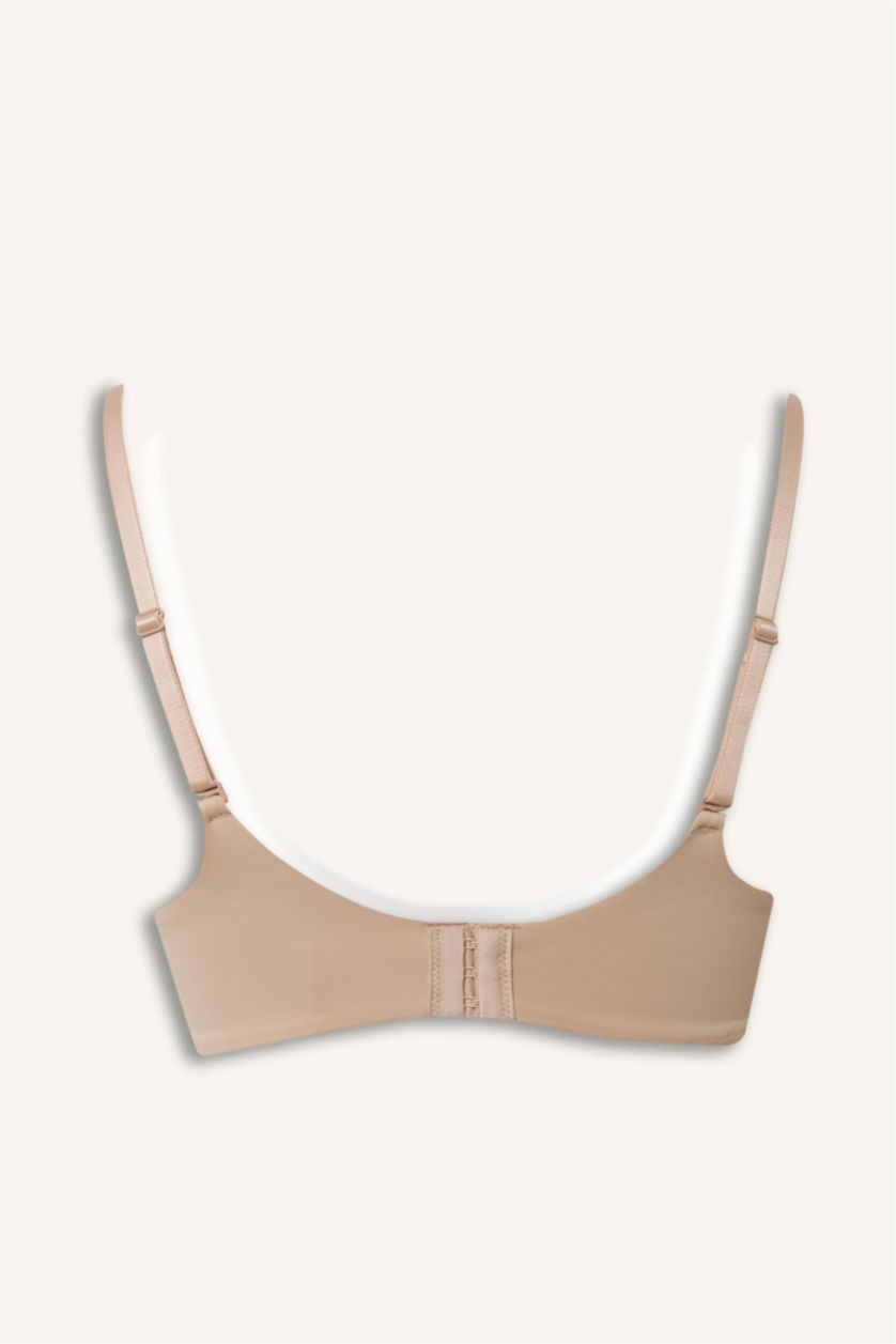 Kadın Bej Micro Kaplı Dolgulu Balensiz Bralet