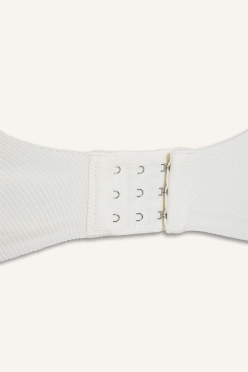 Женщины Бежевый Хлопковый бюстгальтер для футболки без косточек со съемными чашечками и вкладышами