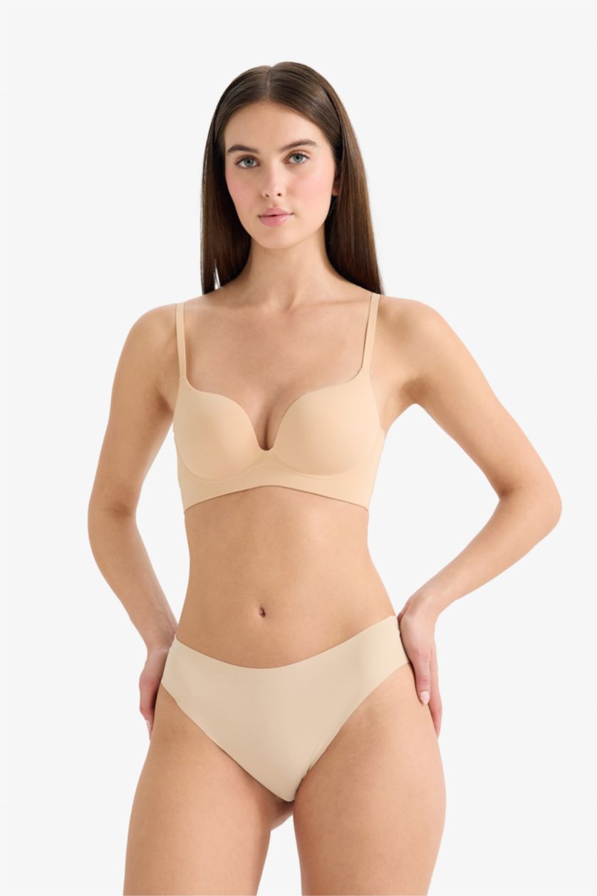 Женщины Бежевый Fall in Love с чашечками с чашечками С косточками Бюстгалтер