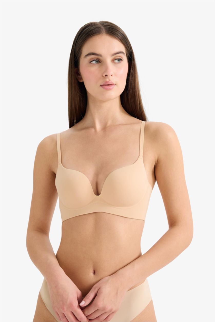 Женщины Бежевый Fall in Love с чашечками с чашечками С косточками Бюстгалтер