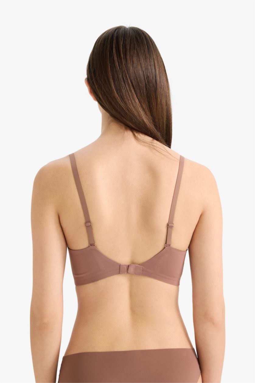 Женщины Светло коричневый Fall in Love с чашечками с чашечками С косточками Бюстгалтер