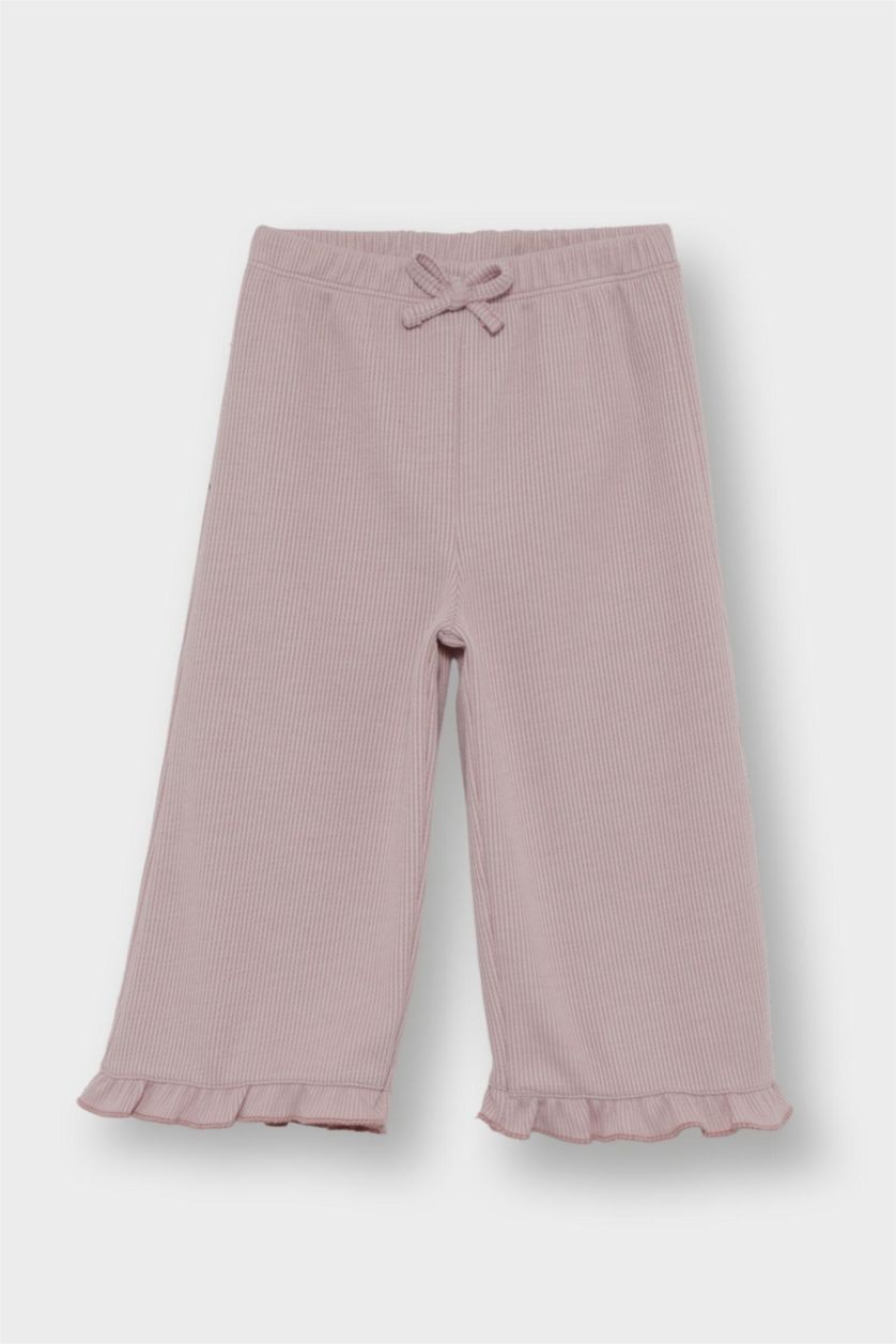 Kız Bebek Lila Regular Fit Pantolon Kız Bebek