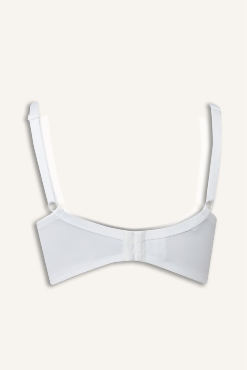 WOMAN Ecru Micro Coated Padded Underwired T-Shirt Bra
