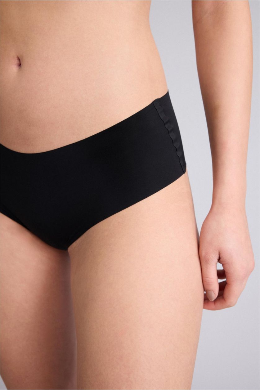 Женщины Черный Упаковка трусов из микроволокна для женщин 2 шт. Fall in Love