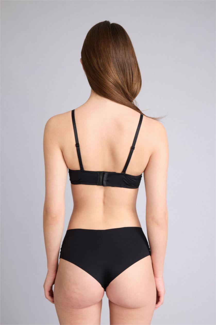 Женщины Черный Упаковка трусов из микроволокна для женщин 2 шт. Fall in Love