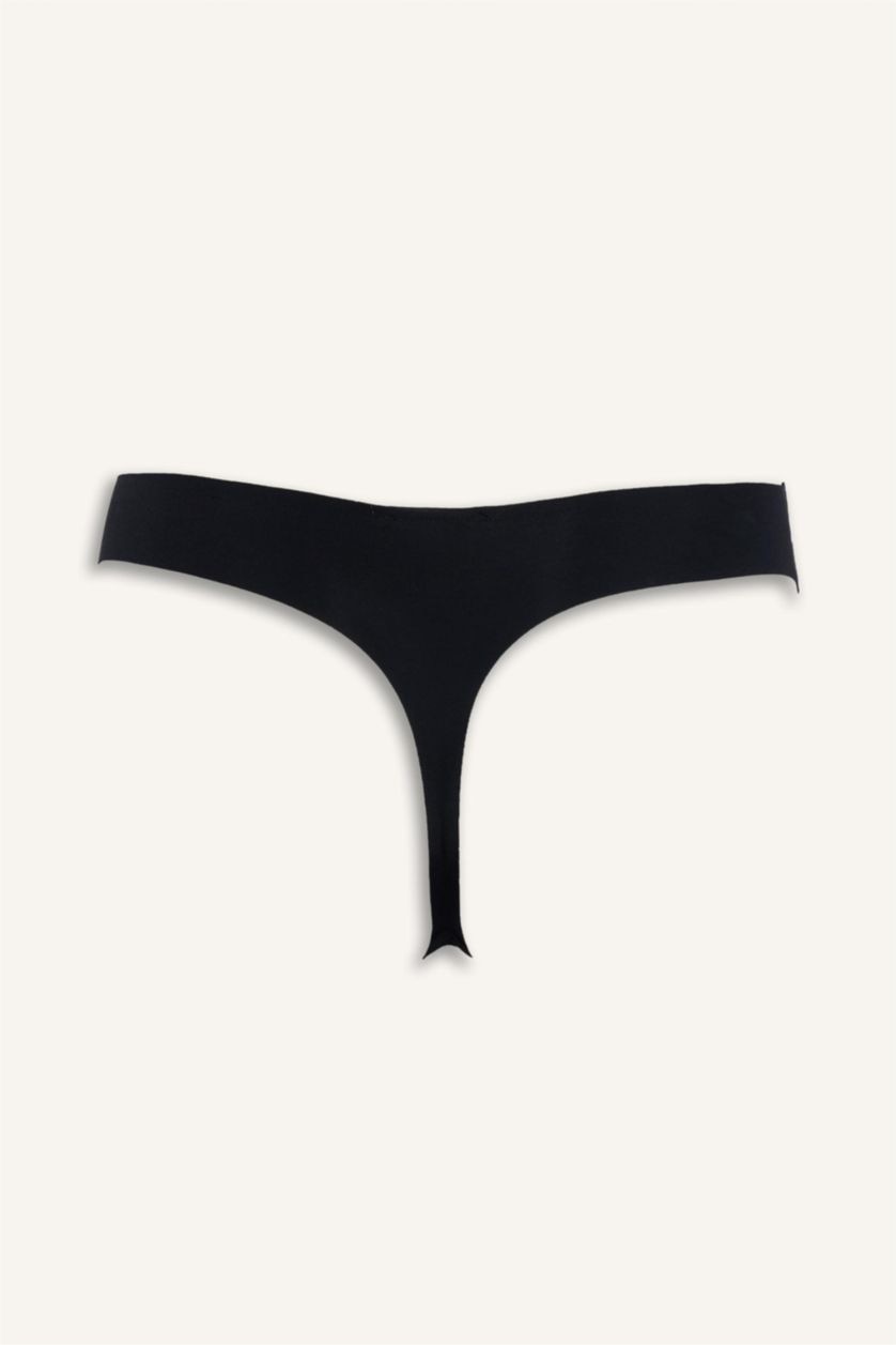 Woman Black 2 piece Micro Panties Set