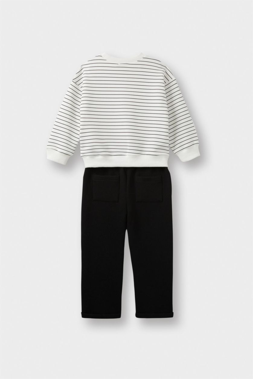 BABY BOY Ecru Baby Boy 2 Piece Set