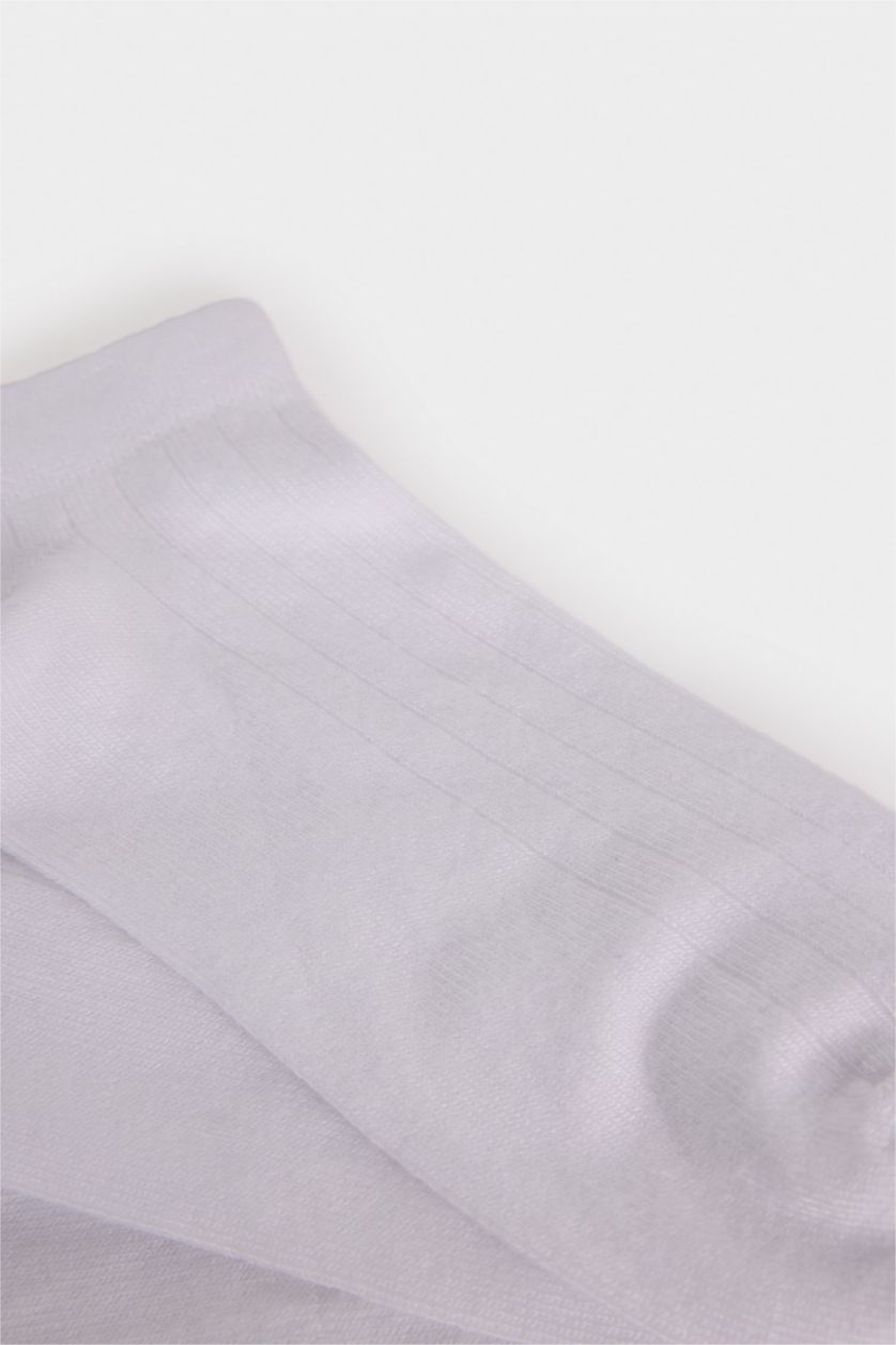 حريمي أبيض (000) شرابات قصيرة للجنسين بامبو - 3 قطع