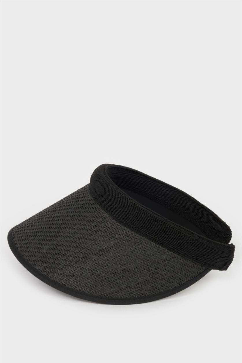 Kadın Siyah Kadın Hasır Şapka