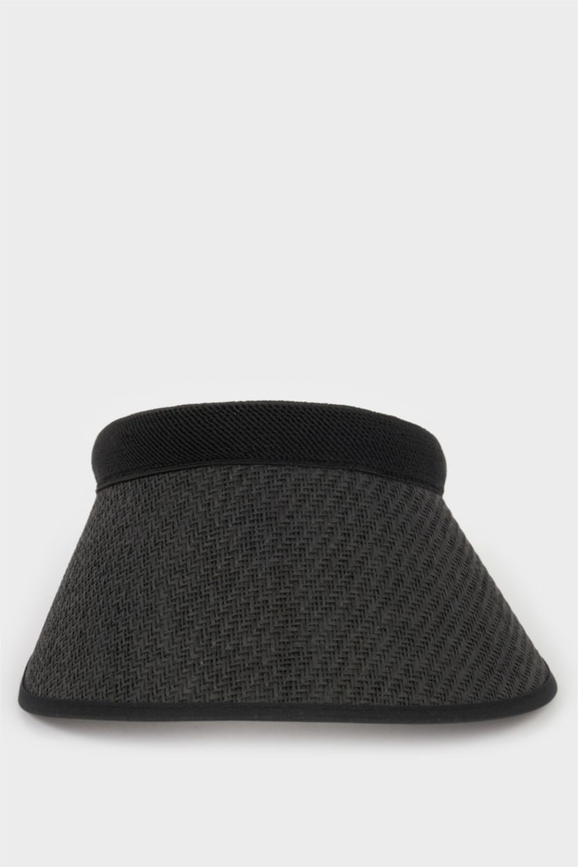 Kadın Siyah Kadın Hasır Şapka