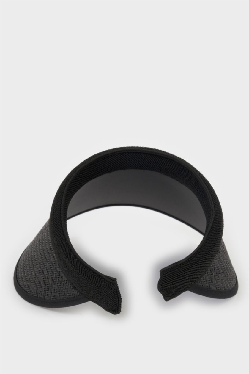 Kadın Siyah Kadın Hasır Şapka