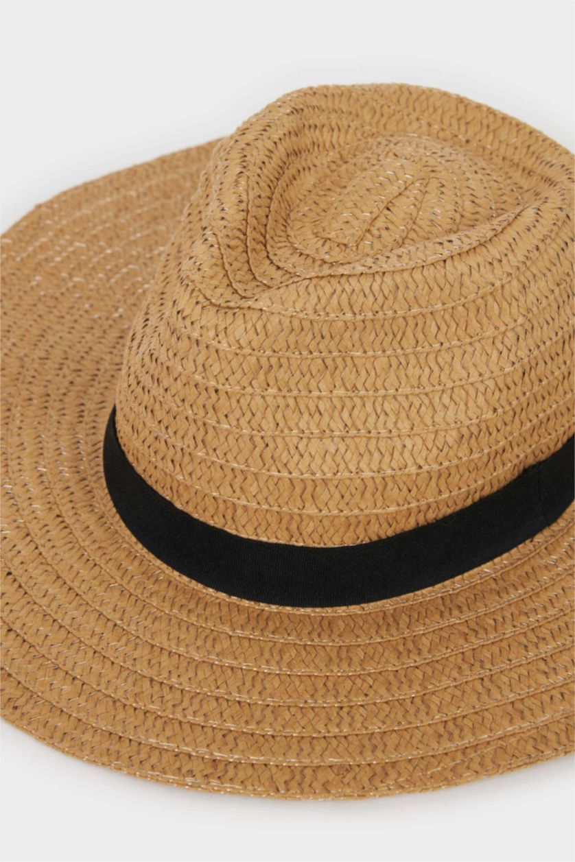 Kadın Kum Kadın Hasır Şapka