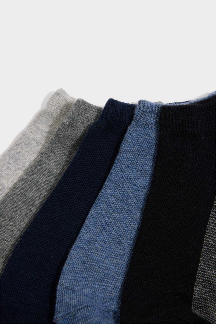 Erkek Çocuk - Genç Erkek Karma 5'li Pamuklu Patik Çorap Erkek Çocuk