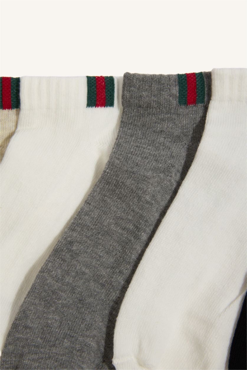 Erkek Çocuk - Genç Erkek Karma 5'li Pamuklu Patik Çorap Erkek Çocuk