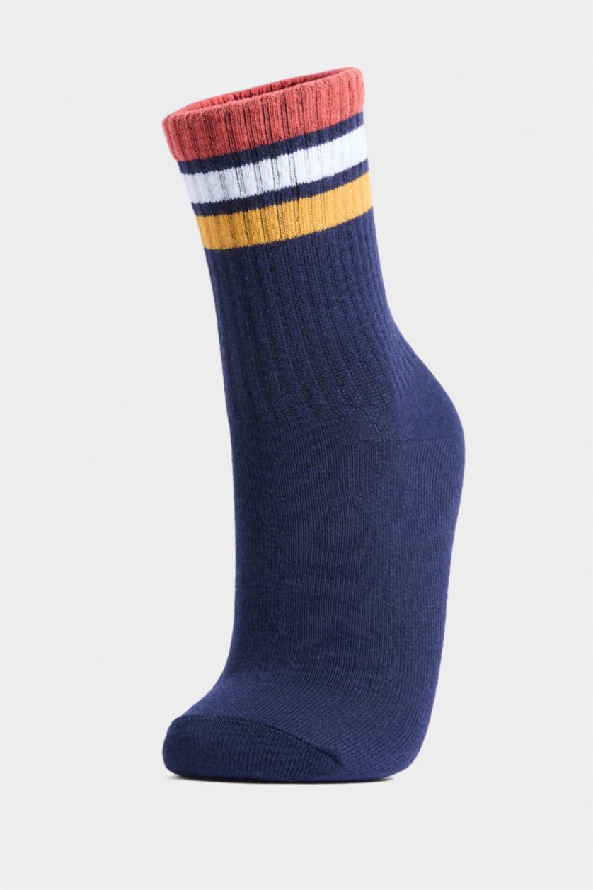 Erkek Çocuk - Genç Erkek Karma 3'lü Pamuklu Uzun Çorap Erkek Çocuk