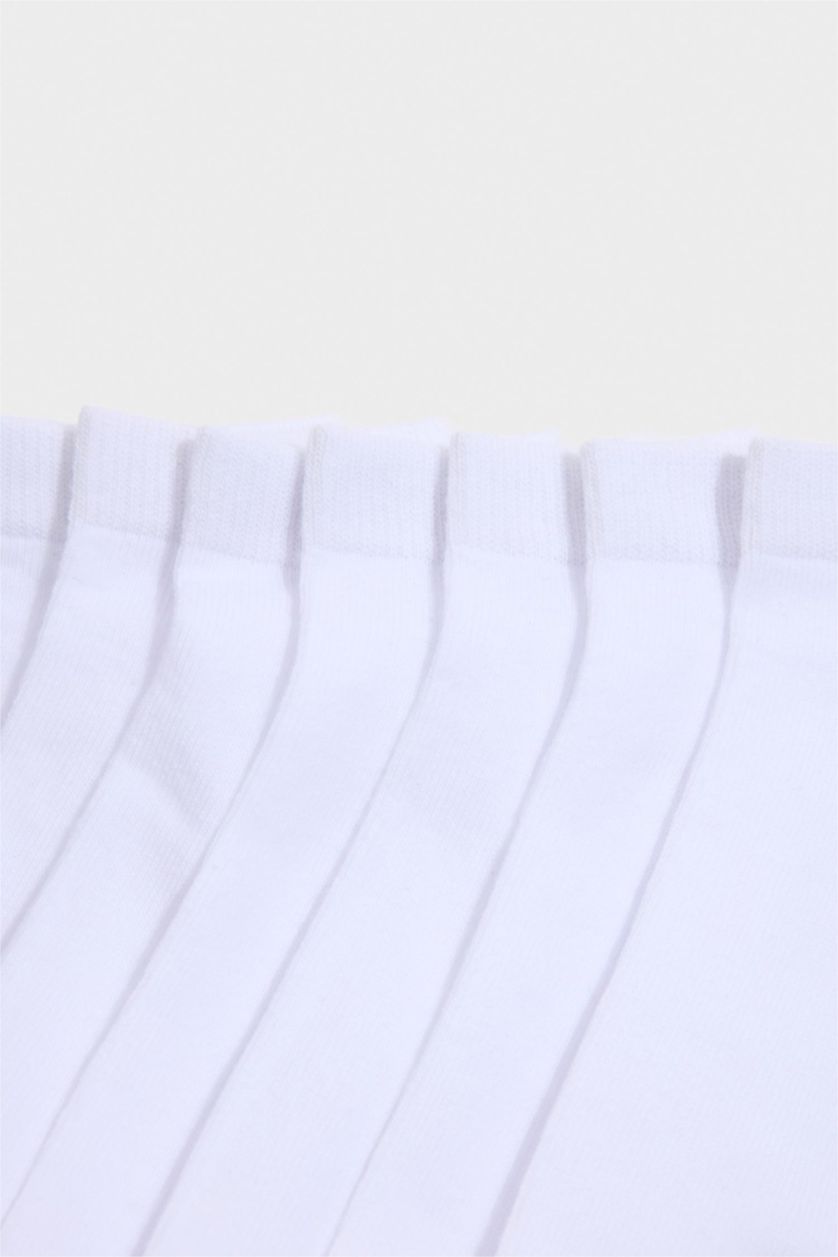 رجال أبيض 10 piece Cotton Short Socks