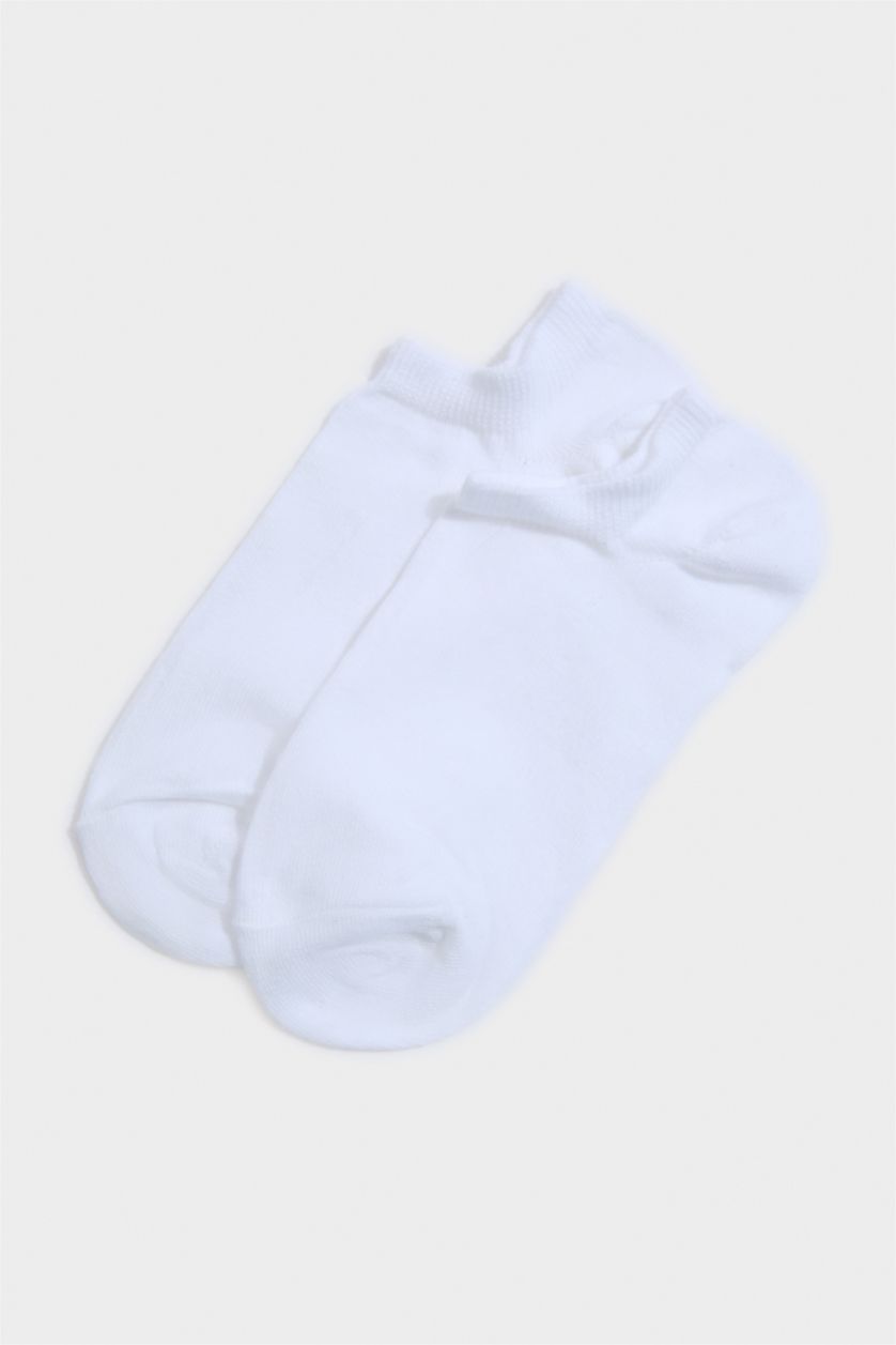 Men White 7 piece Cotton Step Socks