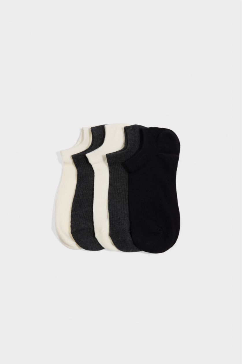 Erkek Karma Erkek 5'li Pamuklu Sneaker Çorap