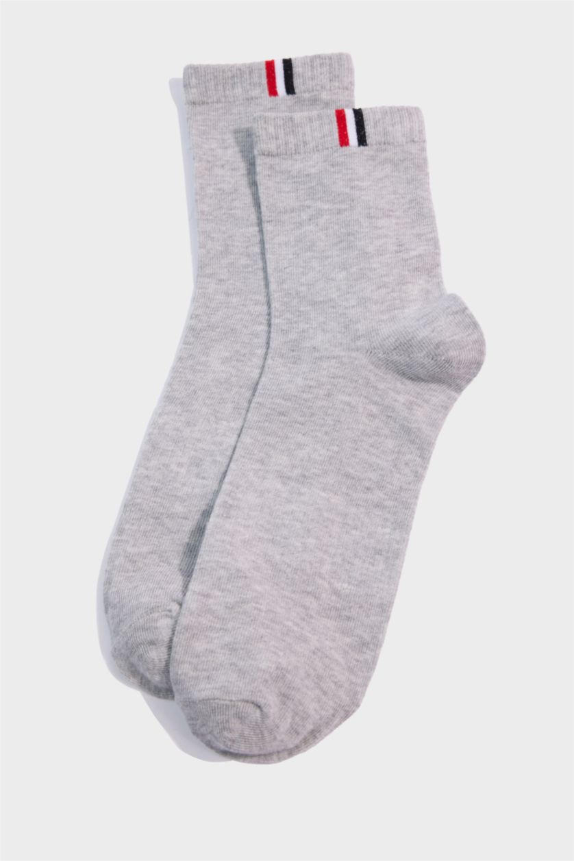 Erkek Karma Erkek 5'li Pamuklu Soket Çorap