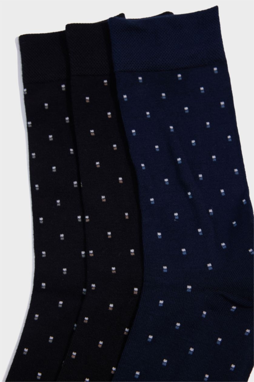 Erkek Karma Erkek 3'lü Uzun Çorap