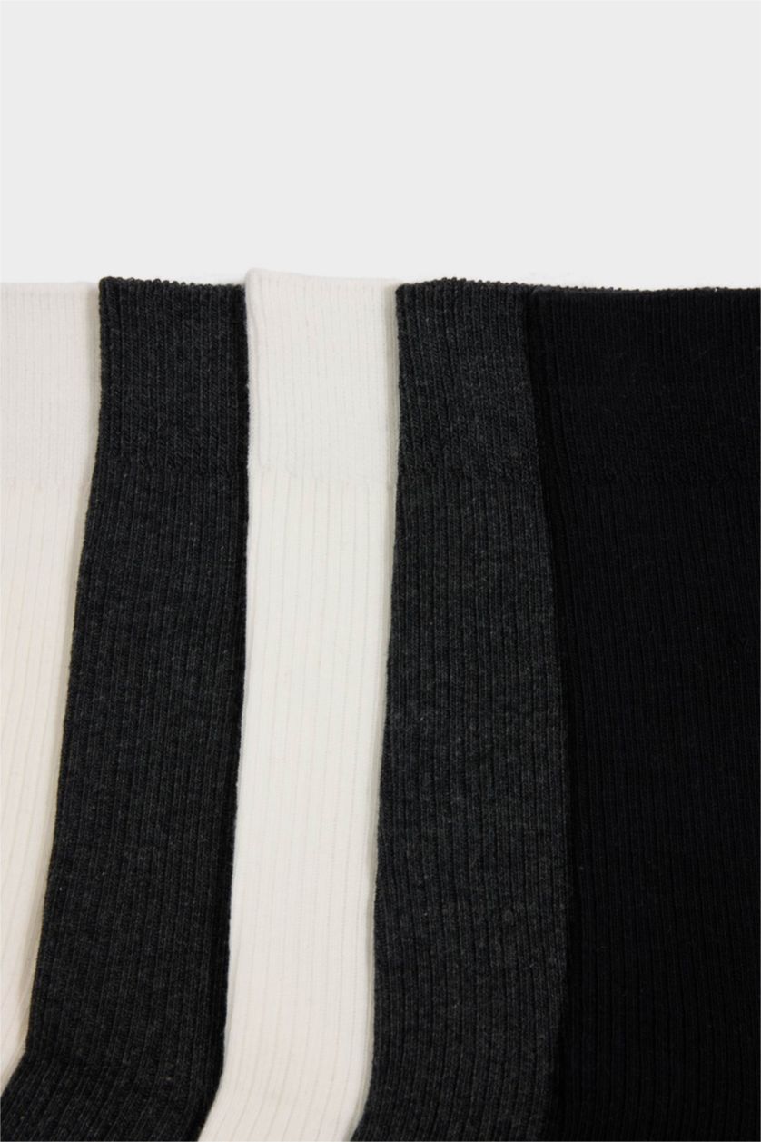 MAN MIXED Man 5 Piece Cotton Long Socks