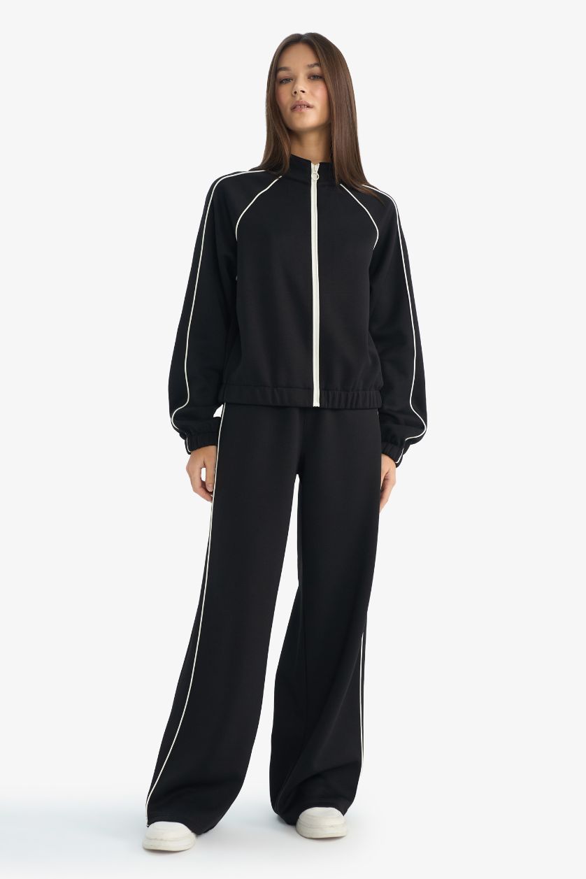 Әйелдерге қара Straight Fit шалбар