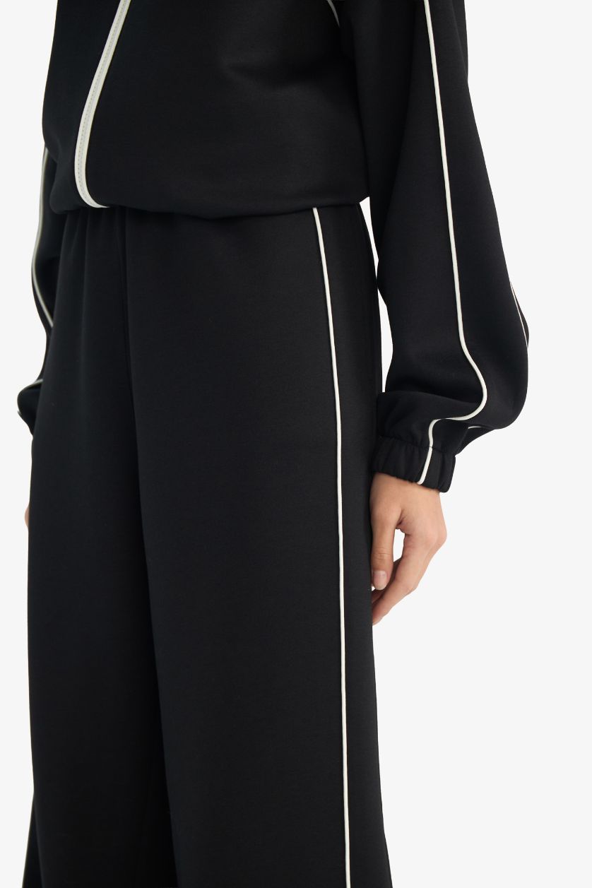 Әйелдерге қара Straight Fit шалбар