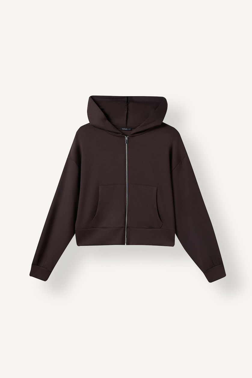 Women Brown Loose Fit modal Cardigan
