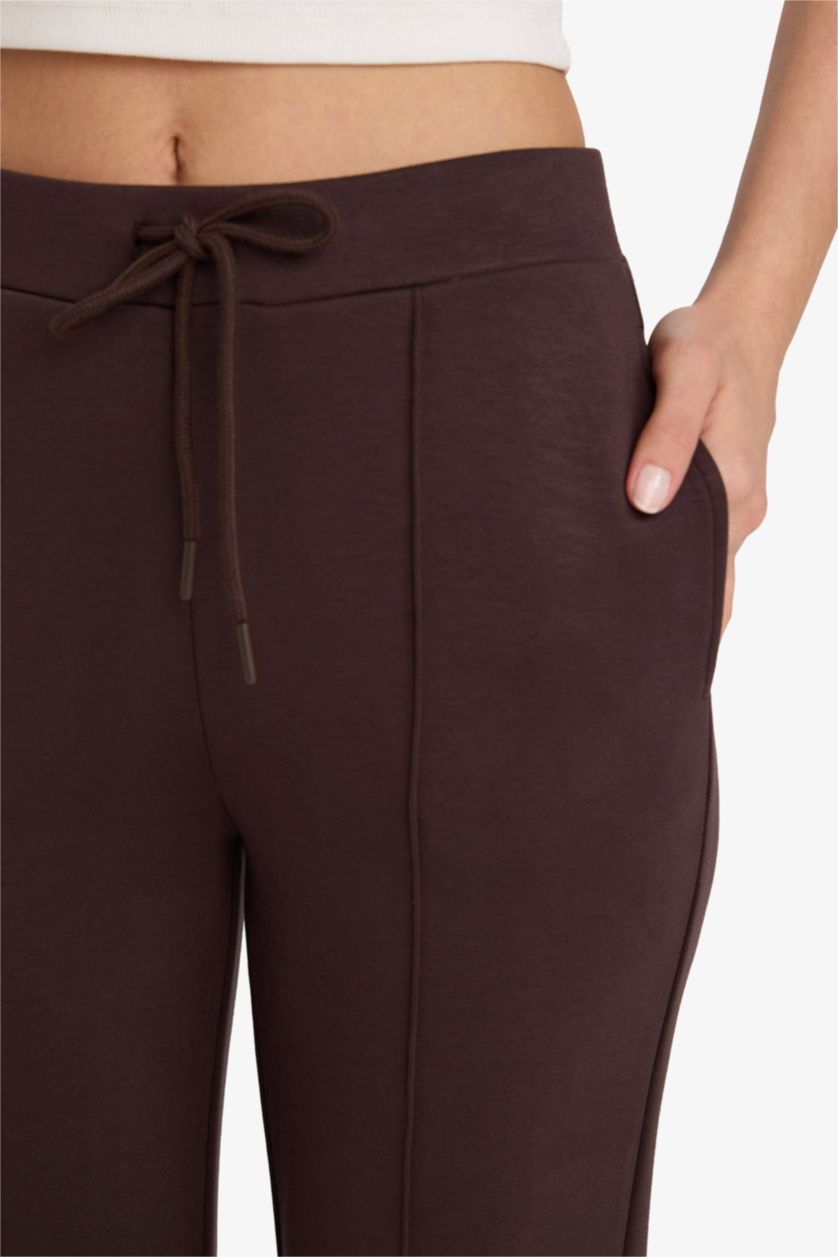 Woman Brown Flare Trousers