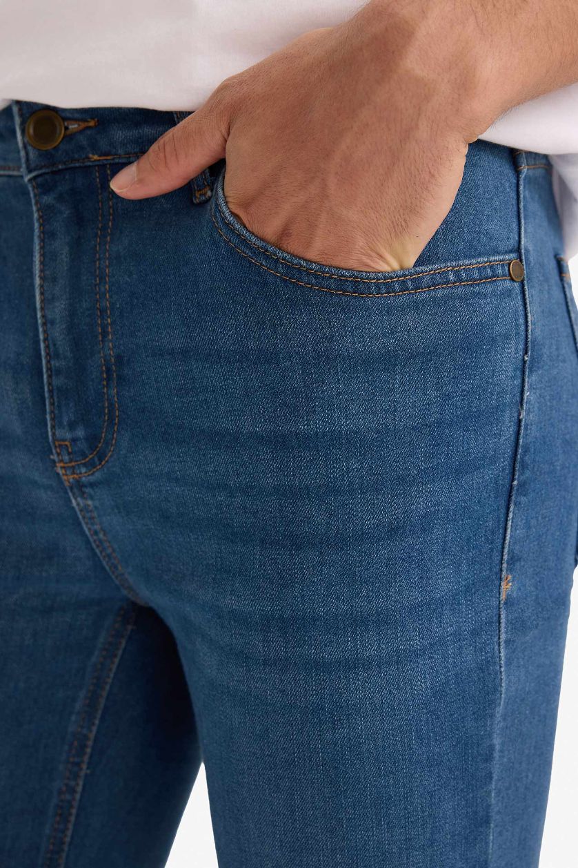 MAN Blue Sergio Regular Fit Trousers