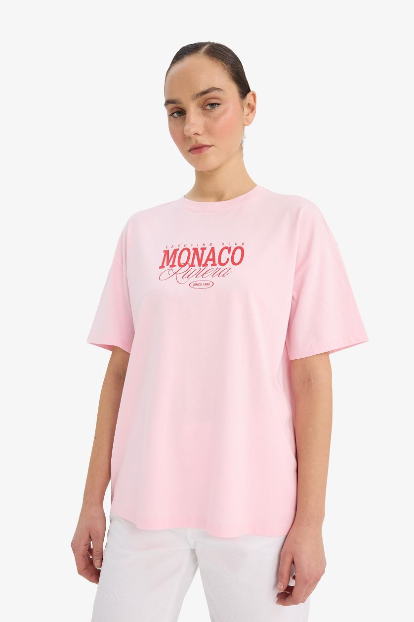 Woman Light Pink Woman Short Sleeve T-Shirt