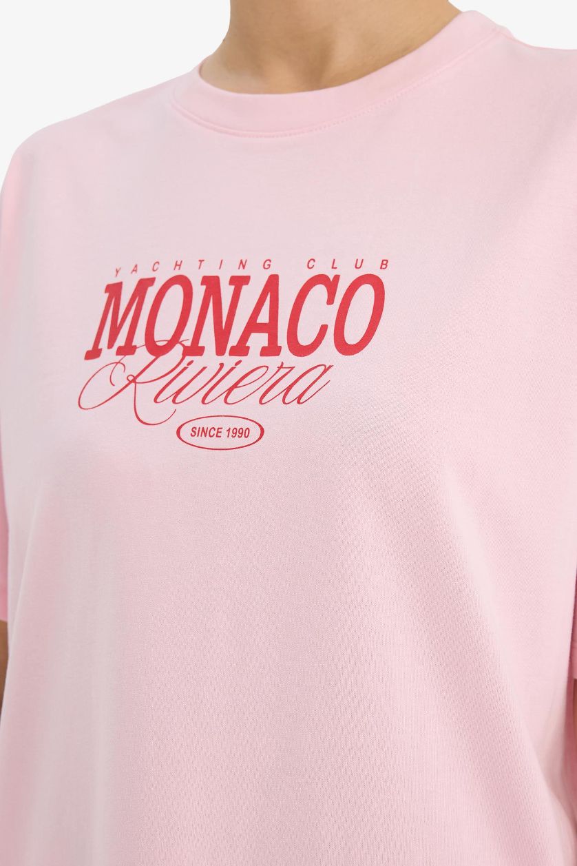 Woman Light Pink Woman Short Sleeve T-Shirt