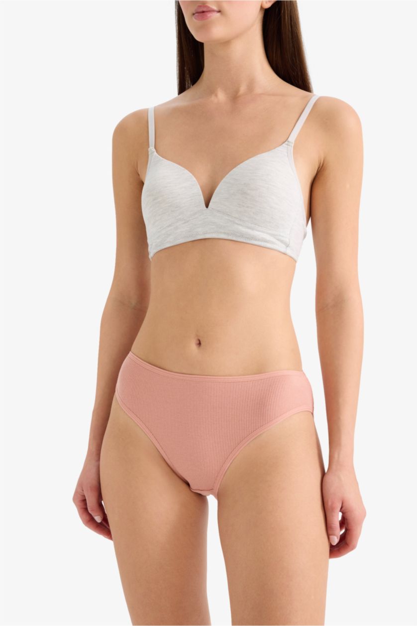 WOMAN Beige Ribana 7-Pack Briefs