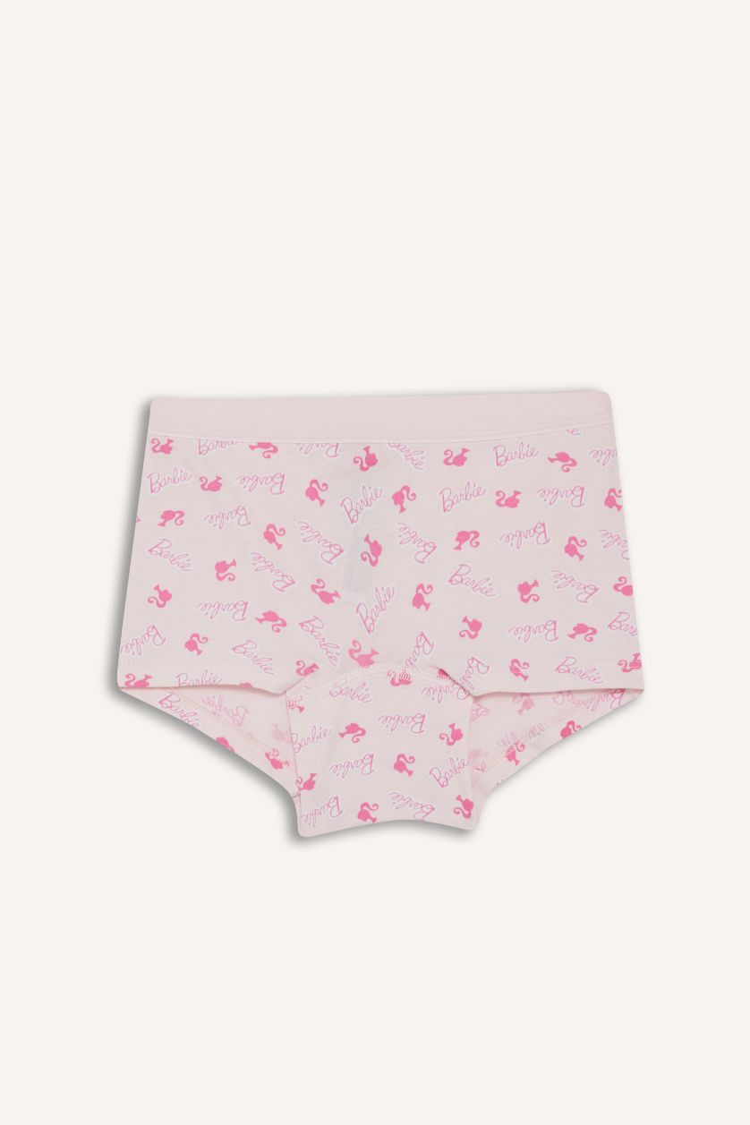 Kız Çocuk - Genç Kız Açık Pembe Barbie Penye 2'li Boxer Kız Çocuk
