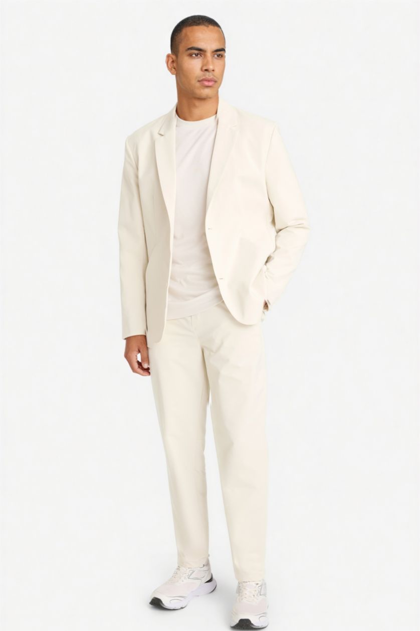 رجال بيج سروال قصة عادية