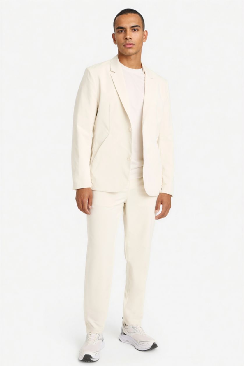 رجال بيج سروال قصة عادية