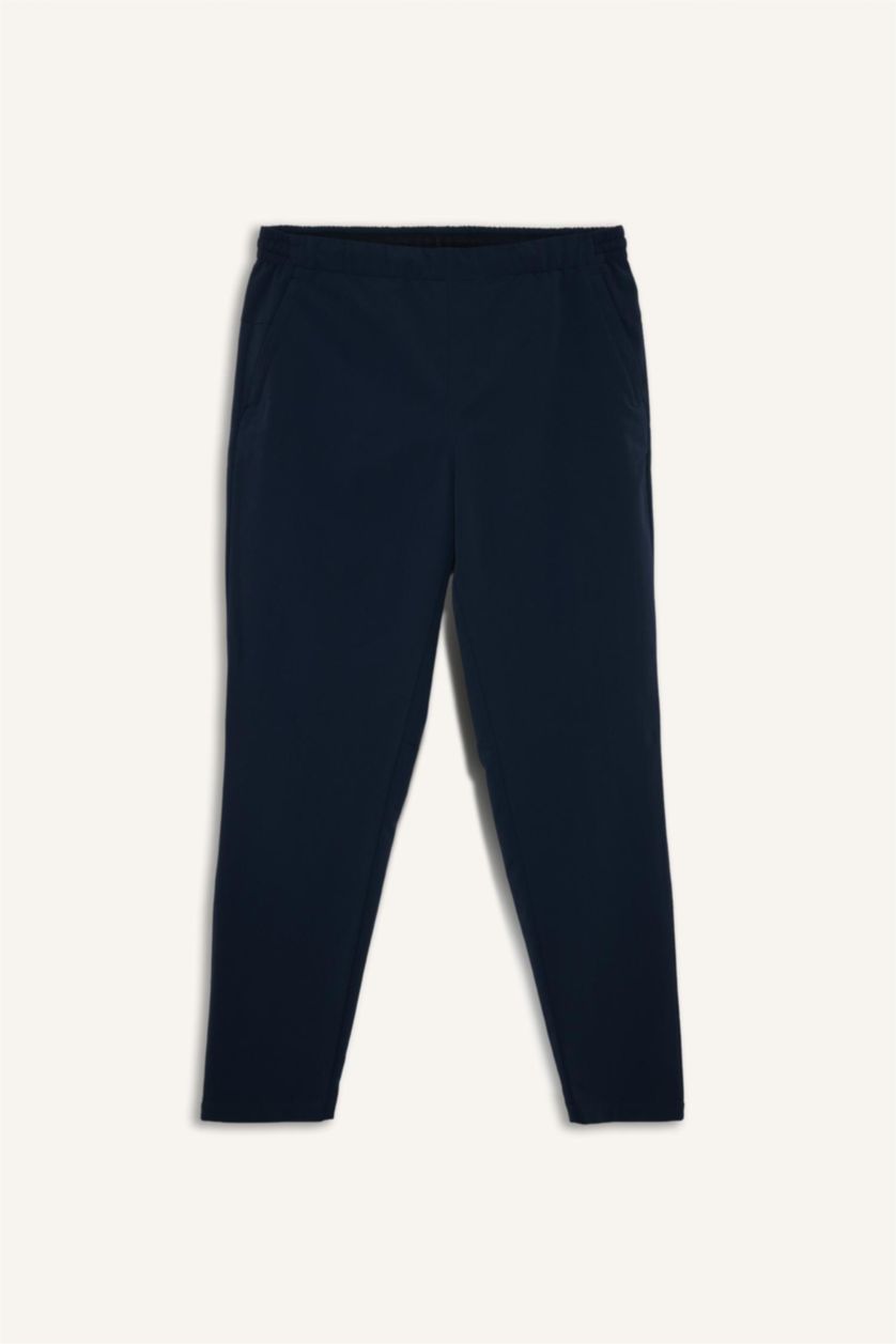 Мужчины Синий Брюки стандартного кроя для мужчин