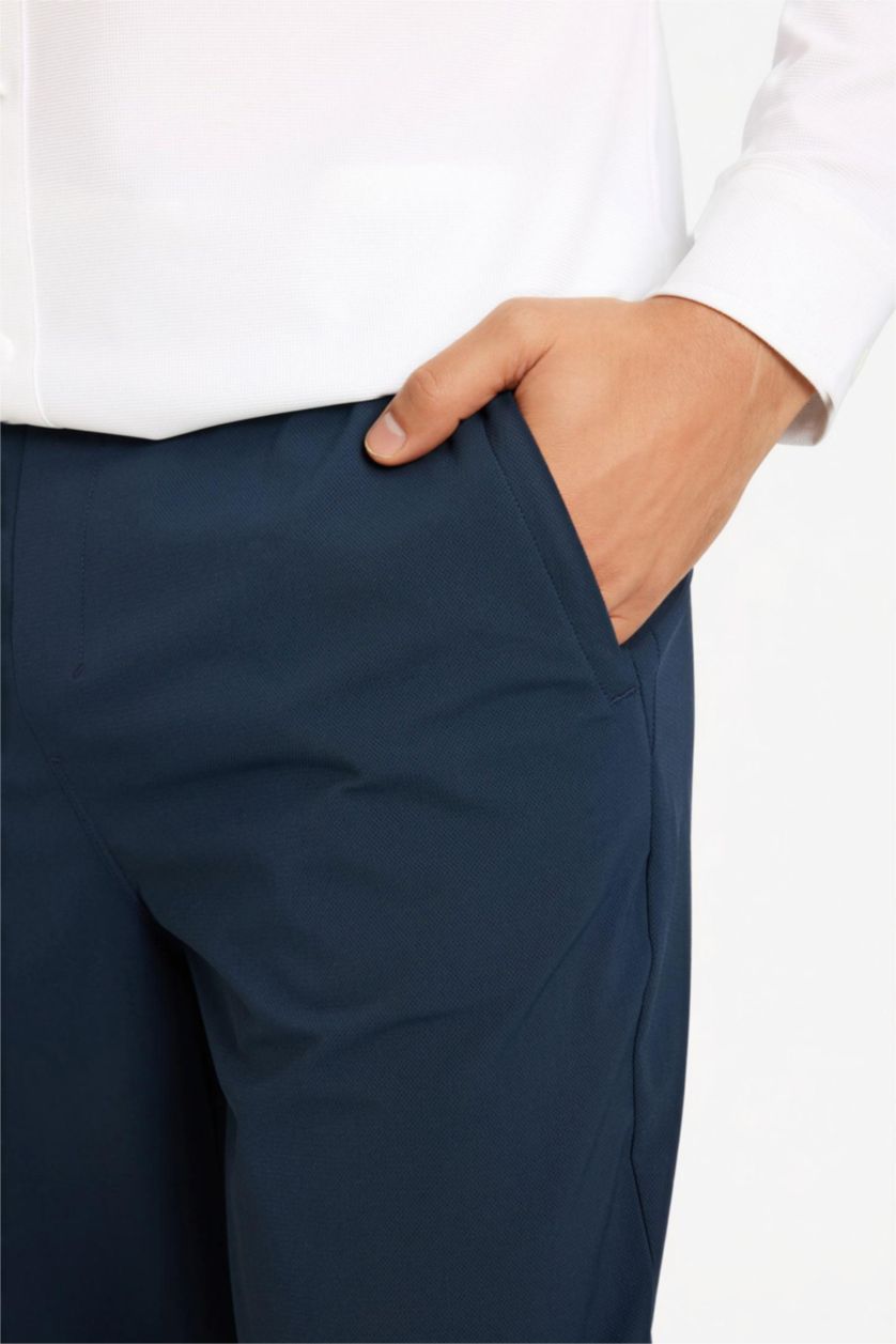 Мужчины Синий Брюки Standard Fit