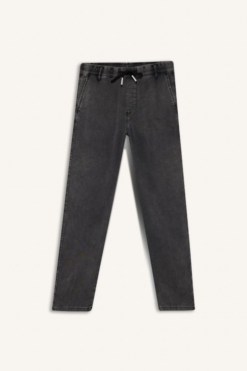 رجال أنثرا سروال جينز وايد ليج وايد ليج