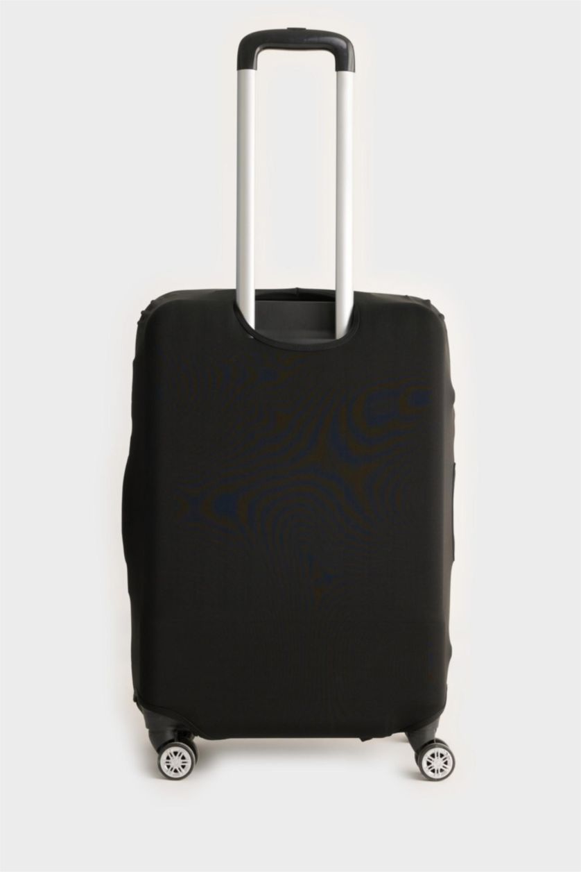 Kadın Siyah Desenli Valiz Kılıfı