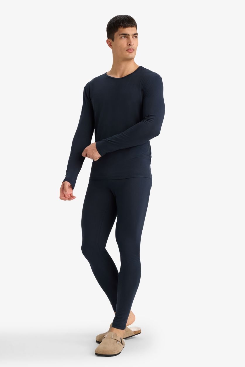 HOMME Marin Collant thermique Coupe régulière