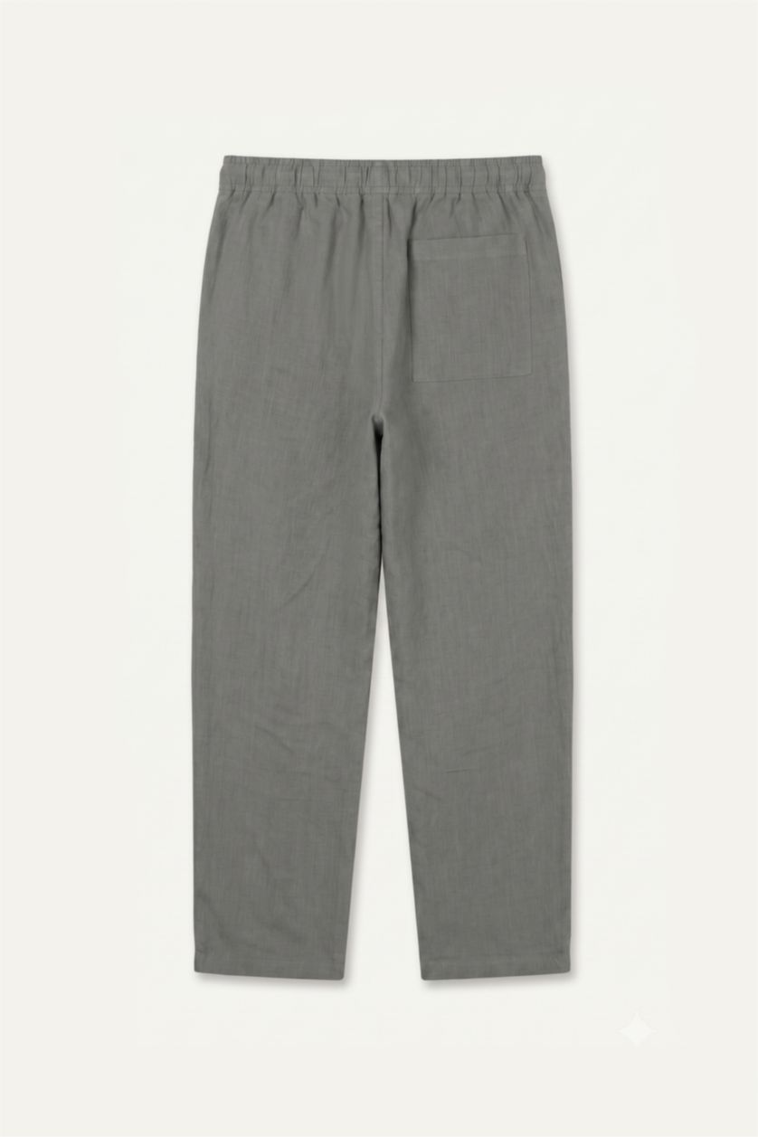 Men Green Baggy Fit Trousers