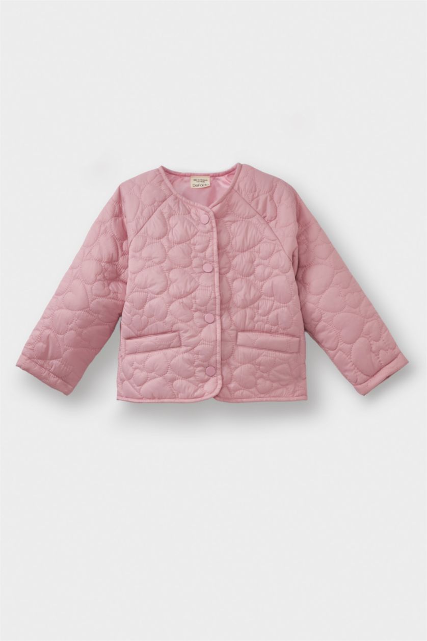 Kız Bebek Koyu Gülkurusu Mont Kız Bebek