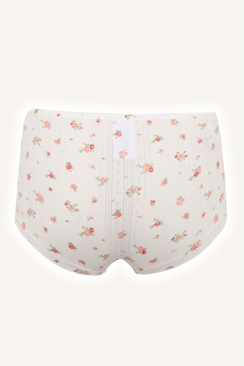 Women Rose Cotton Slip Panty
