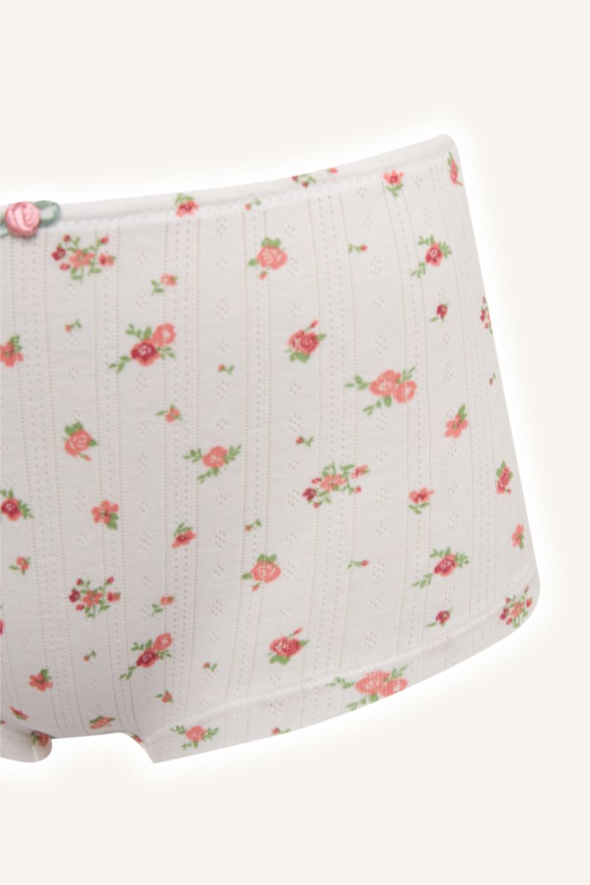 Women Rose Cotton Slip Panty