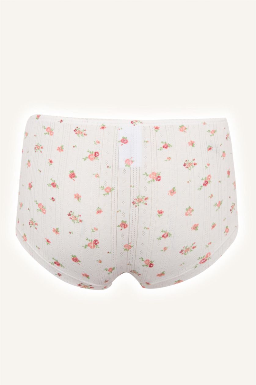 Women Rose Cotton Slip Panty