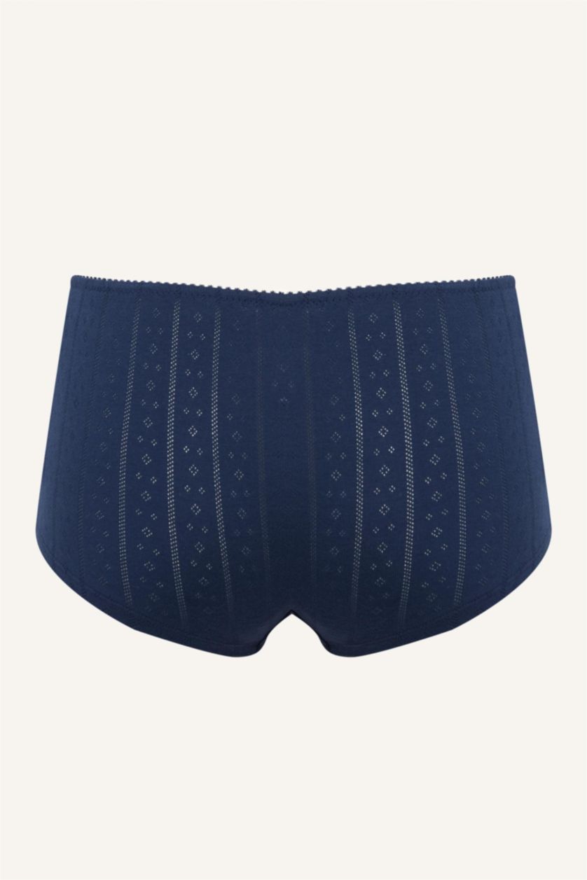 Women NAVY Cotton Slip Panty